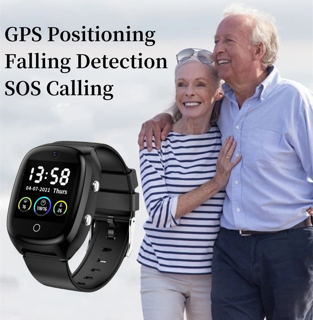 Smartwatch de Segurança para Seniores - Deteção de Queda e SOS