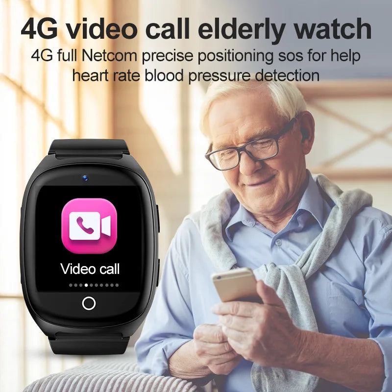 Smartwatch de Segurança para Seniores - Deteção de Queda e SOS