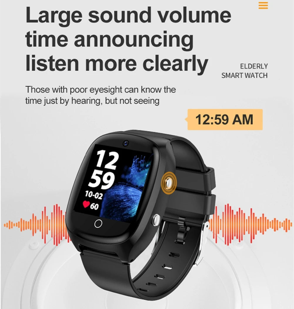 Smartwatch de Segurança para Seniores - Deteção de Queda e SOS